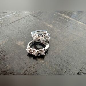 S925 Silver Flower Earrings For Women's Fashion High Quality Valentine
